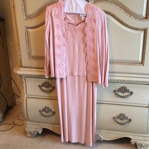 Maxi dress with jacket